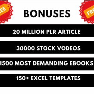 1 Million+ eBooks Bundle + 1 Million PLR Articles Bonus with Resell Rights | 1M eBook Collection