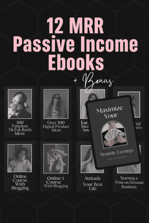 MRR Passive Income eBook Bundle | Master Resell Rights | Private Label Rights | PLR eBooks