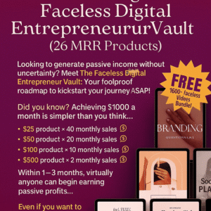 22 Faceless Digital Marketing DFY Products | MRR & Resell Rights Included