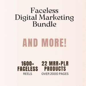 22 Faceless Digital Marketing DFY Products | MRR & Resell Rights Included