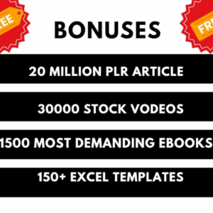 3 Million+ eBooks Bundle + 3 Million PLR Articles Bonus with Resell Rights | 3M eBook Collection