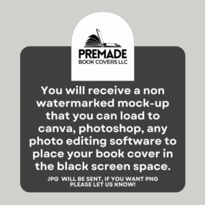 Mystery eBook Mockup | Thriller eBook Cover | Blank iPad Mockup | Bookstagram Promotion | Canva Template