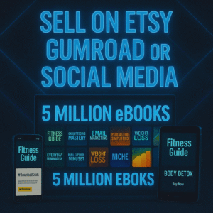5 Million PLR & MRR eBooks Mega Bundle | Resellable Digital eBooks for Passive Income & Finance Niches
